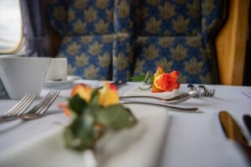 a vase of flowers on a table